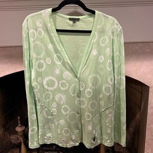 OSKA button front lightweight designer jacket size 8 / 10 NWOT